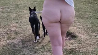 Public Nudity Amateur Sexy Wife Naked Playing with Herself on a Public Beach