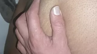 Black mother-in-law gets fucked without a condom, loves to be filled with milk