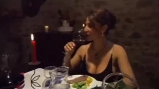 Sexy big breast whore in bed fucking hard dick