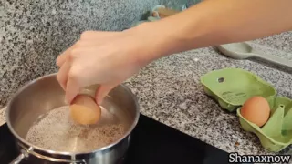 The Hottest Boiled Eggs Full Naked Eating Legs Open for You