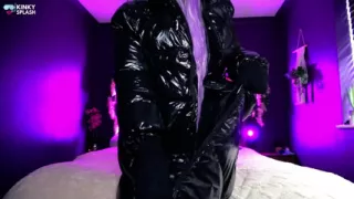 Shiny Wetsuit Succubus Invades Your Bed to Drain You