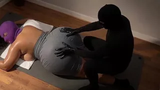 "Sister In Law BBW Secret Oil Massage - Face Down Ass Worship"