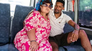 Extreme Fat Belly Mature Interracial Ass Fucked in My Van