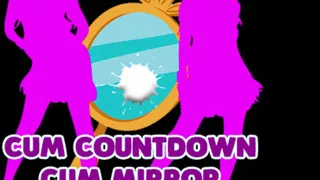 Cum Countdown Cum Mirrror with 2 Dressed Girls