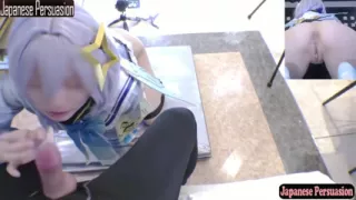Squirting Angel Cosplay Ppv, Slim Eager Newcomer in Bold Pose Ends with Intense Creampie Climax Scene Angle1