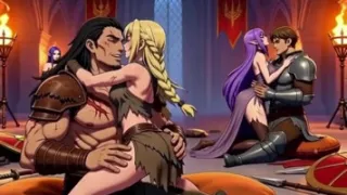 After an epic fantasy battle victors claim their spoils