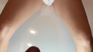 GILF Sucks the Piss Out of My Bladder Sits with Her Pussy in a Puddle of Urine