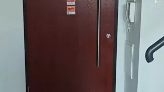 Busty Businesswoman Pees on the Kitchen Table