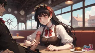 Creamy Steampunk Seduction: Maid's Whipped Cream Explosion