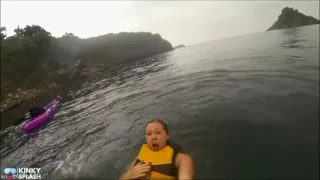 Open Water Kayak Disaster for Non Swimmer - Saved by Lifejacket