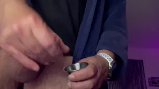 Collecting loads of cum for cumplay