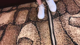 Foot Fetish Sneakers Sock and Bare Feetsfw