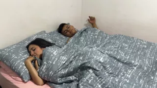 I am locked in the hotel room with the manager. We couldn't resist the urge to fuck so he ended up penetrating her.