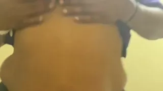 Honry at Work Rubbing My Pussy Bouncing My Boobs