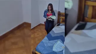 The Very Daring Girl Decided to Fuck in a Motel, Without a Condom with a Customer