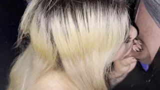 Glory Hole Eating Strangers' Cum