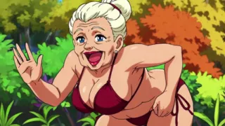 Ai Babes Outdoor Cleavage Tease