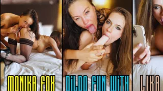 Monika Fox Has Dildo Fun with Girl and Shows Big Prolapse