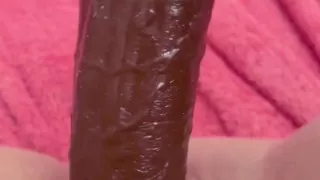 POV up Close BBC Dildo Making My Pink Pussy Squirt
