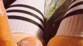 POV Raven LeTrap jacking off and cumming