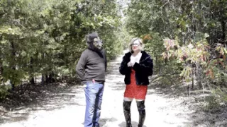 Slutty Red Riding Hood in Latex Boots Fucks the Big Bad Wolf