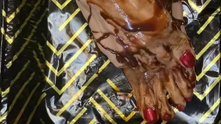 Compilation of Melove's Messy Feet & Long Toes