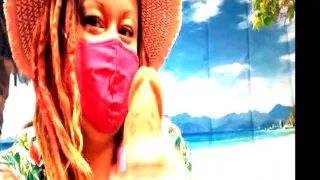 Watch me stroke the dildo as I sissify you