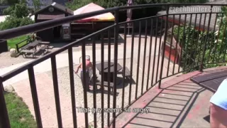 Amateur Twin Get Ass Fucked Outdoors