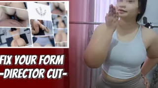 -dc- Asian Fitness Girl Need to Correct Her Doggy Form