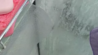 A Horny Young Man Cums in the Shower