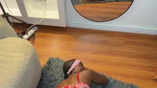 Ebony Babe Enjoys a BBC While Creaming and Squirting