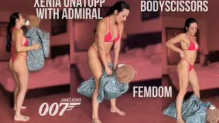Sadistic Xenia Onatopp with Admiral Scene Standing Bodyscissors (james Bond 007)