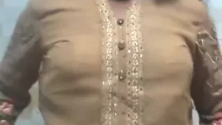 Removing Dress Showing Big Boobs & Ass
