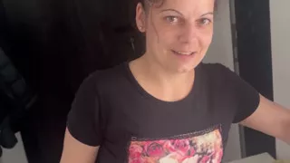 Messy Anal Before She Goes to Work