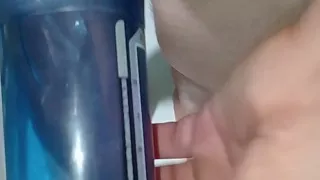 Pump my dick. Water pumping dick. Huge dick