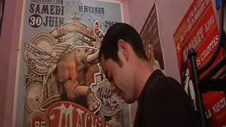 French Slut Deepthroating Before Getting Strapon Fucked