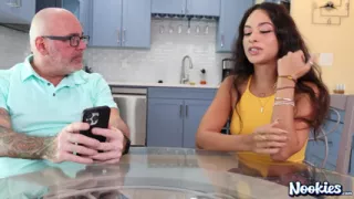 Luxe La Fox Begs for Stepmom's BF's Big Cock Ride