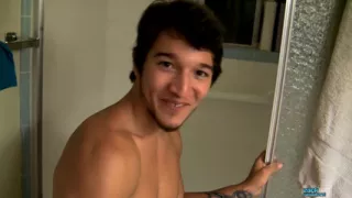 Shower Stroking Jock Jizzy