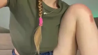 Doggystyle with jucielussie. Fucking pussy with dildo