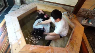 Dripping Uniform, Restrained in a Bathtub, off-campus Lesson