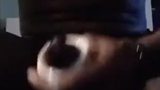 Juicy BBC cum dripping masturbation