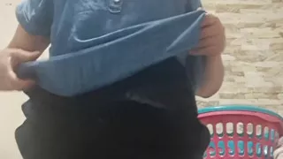 Wanting to Show Her Pussy by Opening It, Showing Her Pink Vagina