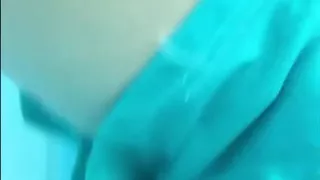 Pulling Cock of Swimtrunks in the Pool ( Cock and Feet Underwater )
