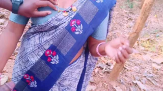 Indian Outdoor Sex. Desi Bhabi Secret Fucking Hubby in Forest. Telugu Dirty Talks.