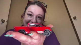 Giantess Stomps a Truck