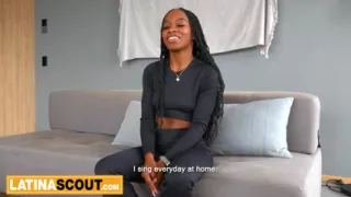 Quiet EBONY LATINA church volunteer walked in acting sweet... ended up pounding her ROUGH on camera