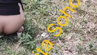 Indian Hotwife Asmita Outdoor Pissing Dare Challenge