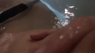 Asian Feet and Pussy in a Bathroom