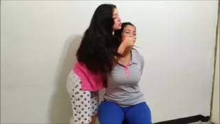 Grounding stepmom with bondage