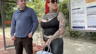 Dragged Away by a Stranger at the Bus Stop and Fucked Hard!